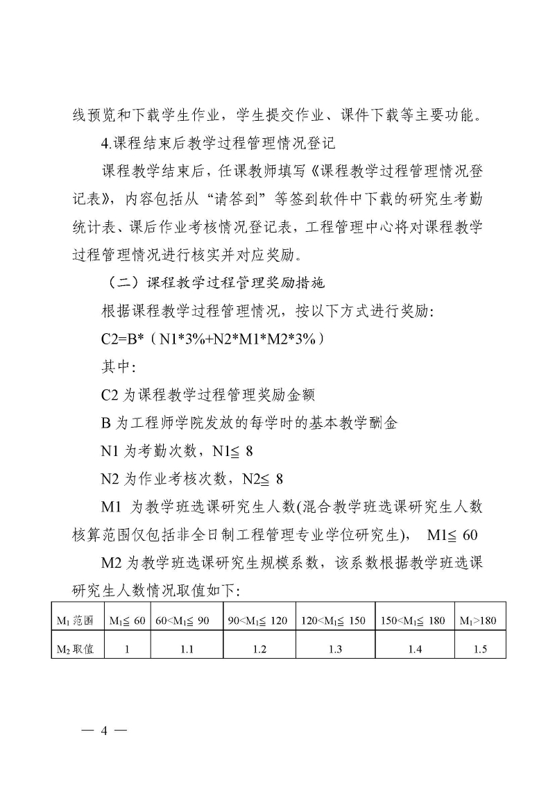 浙大工院发〔2020〕6号 关于印发《浙江大学工程师学院非全日制工程管理专业学位研究生课程教学奖励办法（试行）》的通知_页面_5.jpg